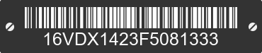 2015 BIG TEX Big Tex 16VDX1423F5081333 VIN decoded