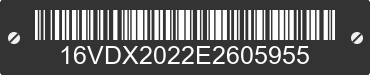 2014 BIG TEX Big Tex 16VDX2022E2605955 VIN decoded