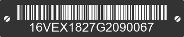2016 BIG TEX Big Tex 16VEX1827G2090067 VIN decoded