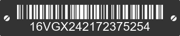 2007 BIG TEX Big Tex 16VGX242172375254 VIN decoded