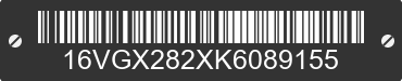 2019 BIG TEX Big Tex 16VGX282XK6089155 VIN decoded