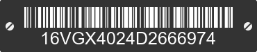 2013 BIG TEX Big Tex 16VGX4024D2666974 VIN decoded