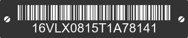 1996 BIG TEX Big Tex 16VLX0815T1A78141 VIN decoded