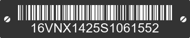 1995 BIG TEX Big Tex 16VNX1425S1061552 VIN decoded