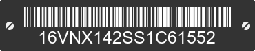 1995 BIG TEX Big Tex 16VNX142SS1C61552 VIN decoded