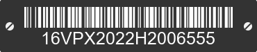 2017 BIG TEX Big Tex 16VPX2022H2006555 VIN decoded