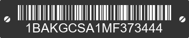 2021 BLUE BIRD BB Conventional 1BAKGCSA1MF373444 VIN decoded