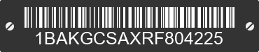 2024 BLUE BIRD BB Conventional 1BAKGCSAXRF804225 VIN decoded