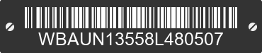 2008 BMW 128i WBAUN13558L480507 VIN decoded