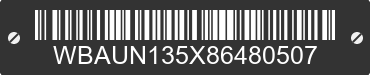 2008 BMW 128i WBAUN135X86480507 VIN decoded