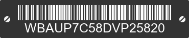2013 BMW 128i WBAUP7C58DVP25820 VIN decoded