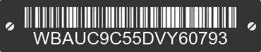 2013 BMW 135i WBAUC9C55DVY60793 VIN decoded