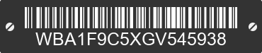 2016 BMW 228i WBA1F9C5XGV545938 VIN decoded