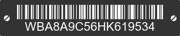 2017 BMW 320i WBA8A9C56HK619534 VIN decoded