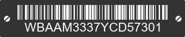 2000 BMW 323i WBAAM3337YCD57301 VIN decoded