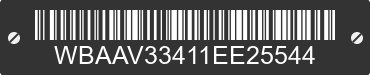 2001 BMW 325i WBAAV33411EE25544 VIN decoded