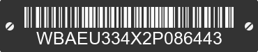 2002 BMW 325xi WBAEU334X2P086443 VIN decoded