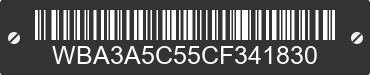 2012 BMW 328i WBA3A5C55CF341830 VIN decoded