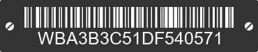 2013 BMW 328i WBA3B3C51DF540571 VIN decoded