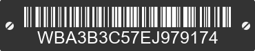 2014 BMW 328i WBA3B3C57EJ979174 VIN decoded