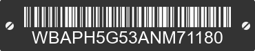 2010 BMW 328i WBAPH5G53ANM71180 VIN decoded