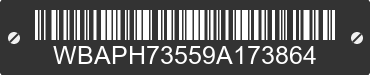 2009 BMW 328i WBAPH73559A173864 VIN decoded