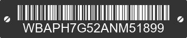 2010 BMW 328i WBAPH7G52ANM51899 VIN decoded