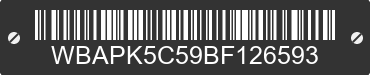 2011 BMW 328i WBAPK5C59BF126593 VIN decoded