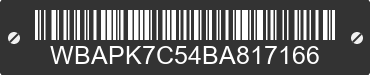 2011 BMW 328i WBAPK7C54BA817166 VIN decoded
