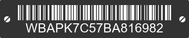 2011 BMW 328i WBAPK7C57BA816982 VIN decoded