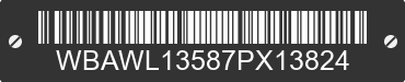 2007 BMW 328i WBAWL13587PX13824 VIN decoded