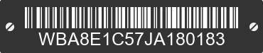 2018 BMW 330e WBA8E1C57JA180183 VIN decoded