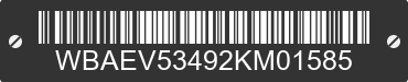 2002 BMW 330i WBAEV53492KM01585 VIN decoded