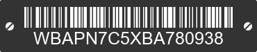 2011 BMW 335d WBAPN7C5XBA780938 VIN decoded