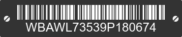 2009 BMW 335i WBAWL73539P180674 VIN decoded