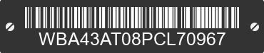 2023 BMW 430i WBA43AT08PCL70967 VIN decoded