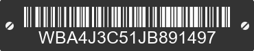 2018 BMW 430i WBA4J3C51JB891497 VIN decoded