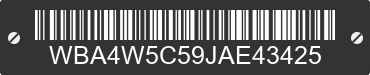 2018 BMW 430i WBA4W5C59JAE43425 VIN decoded