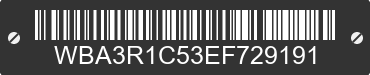 2014 BMW 435i WBA3R1C53EF729191 VIN decoded