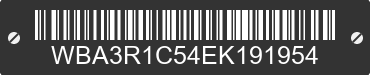 2014 BMW 435i WBA3R1C54EK191954 VIN decoded
