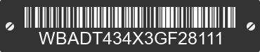 2003 BMW 525iA WBADT434X3GF28111 VIN decoded
