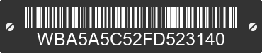2015 BMW 528i WBA5A5C52FD523140 VIN decoded