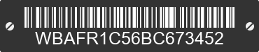 2011 BMW 528i WBAFR1C56BC673452 VIN decoded