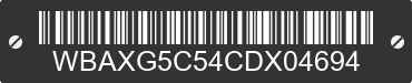2012 BMW 528i WBAXG5C54CDX04694 VIN decoded