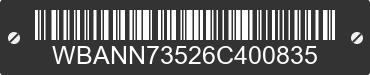 2006 BMW 530xi WBANN73526C400835 VIN decoded