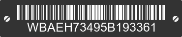 2005 BMW 645Ci WBAEH73495B193361 VIN decoded