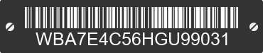 2017 BMW 740i WBA7E4C56HGU99031 VIN decoded