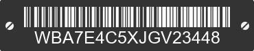 2018 BMW 740i WBA7E4C5XJGV23448 VIN decoded