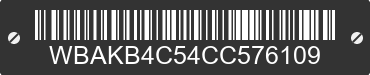 2012 BMW 740Li WBAKB4C54CC576109 VIN decoded
