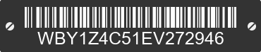 2014 BMW i3 WBY1Z4C51EV272946 VIN decoded